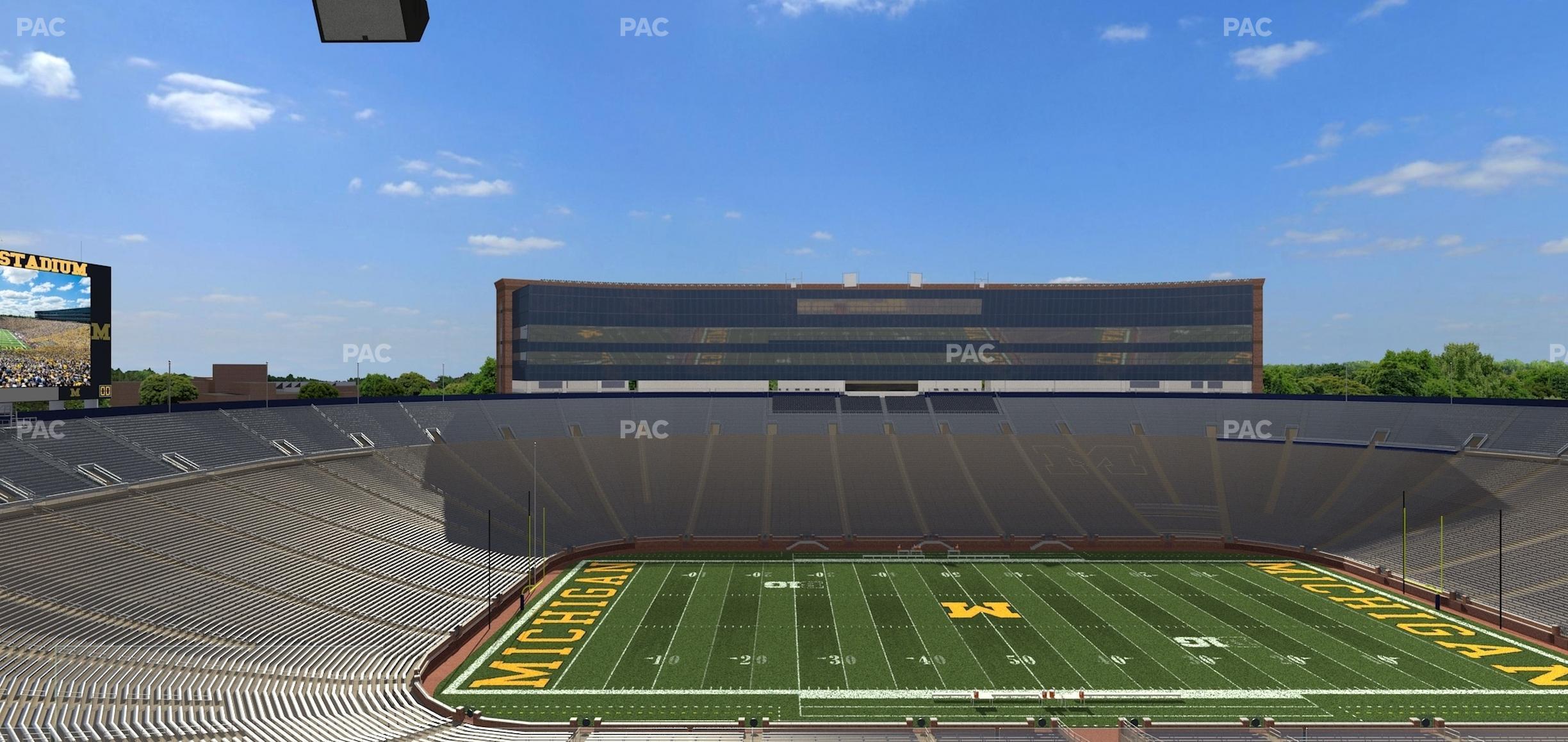 Seating view for Michigan Stadium Section 407