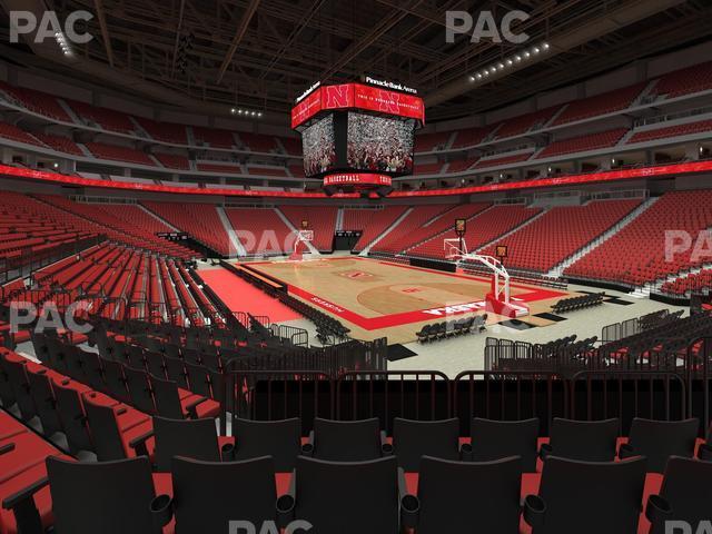 Seating view for Pinnacle Bank Arena Section 103