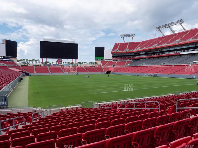 Seating view for Raymond James Stadium Section 145