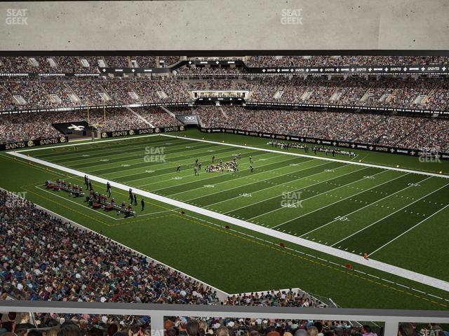 Seating view for Caesars Superdome Section Suite 313