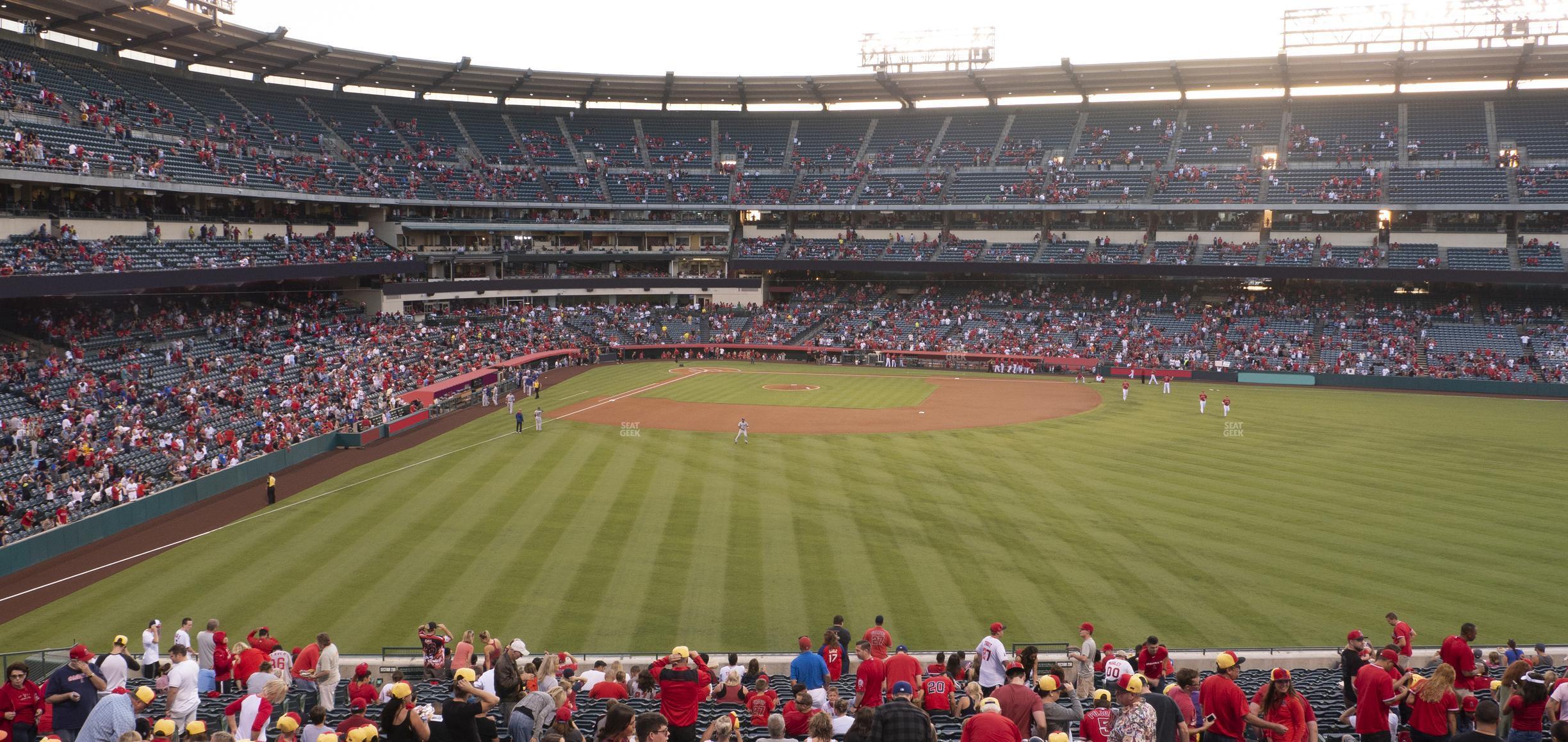 Seating view for Angel Stadium of Anaheim Section 245