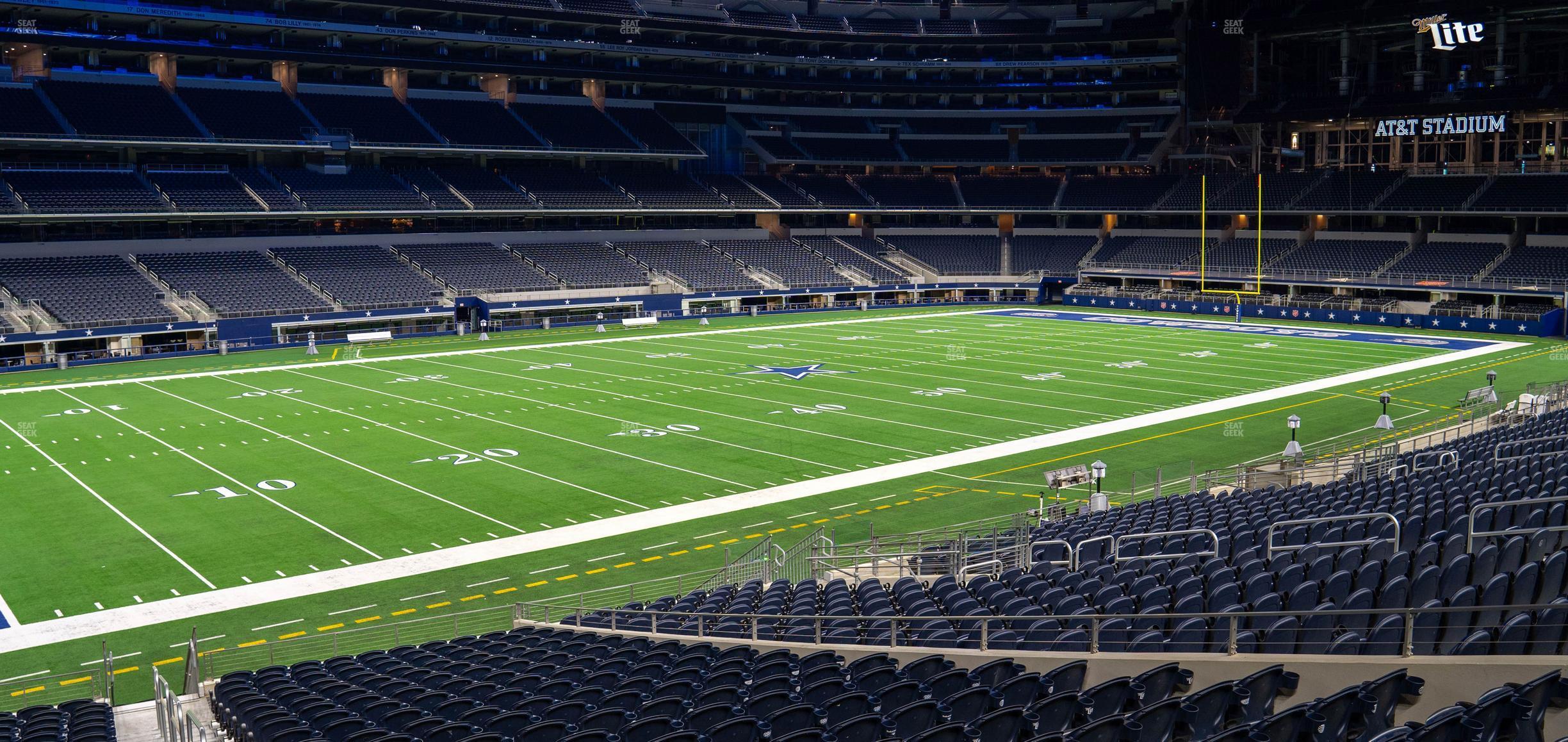 Seating view for AT&T Stadium Section Hall Of Fame Suite 208 A