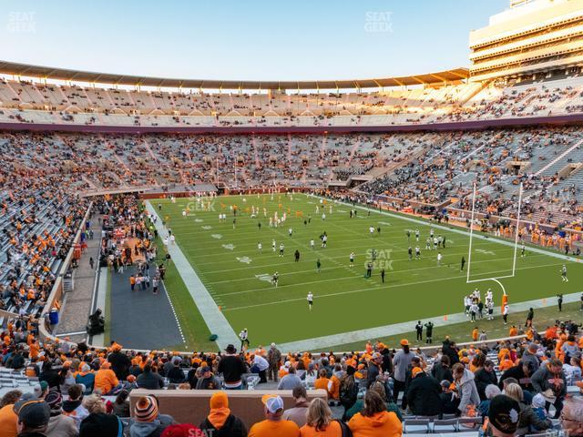 Seating view for Neyland Stadium Section O