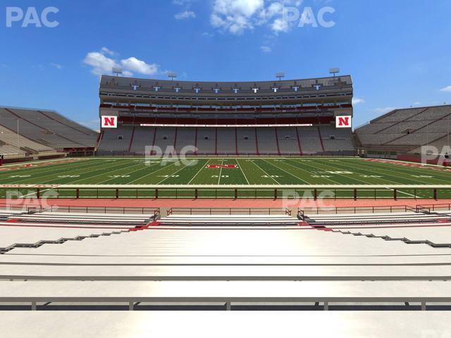 Seating view for Memorial Stadium Nebraska Section 26