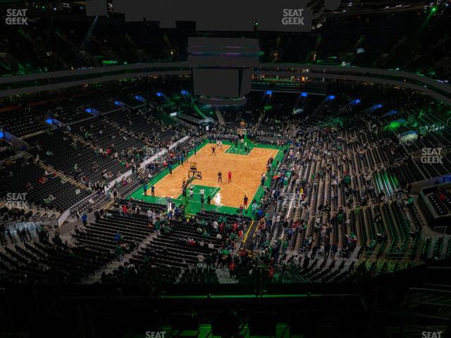 Seating view for TD Garden Section Balcony 307