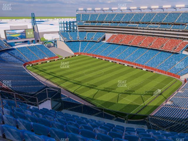 Seating view for Gillette Stadium Section 325