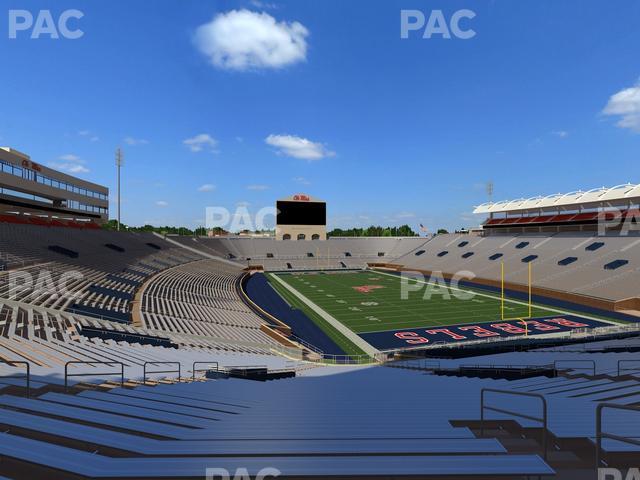 Seating view for Vaught Hemingway Stadium Section S 9