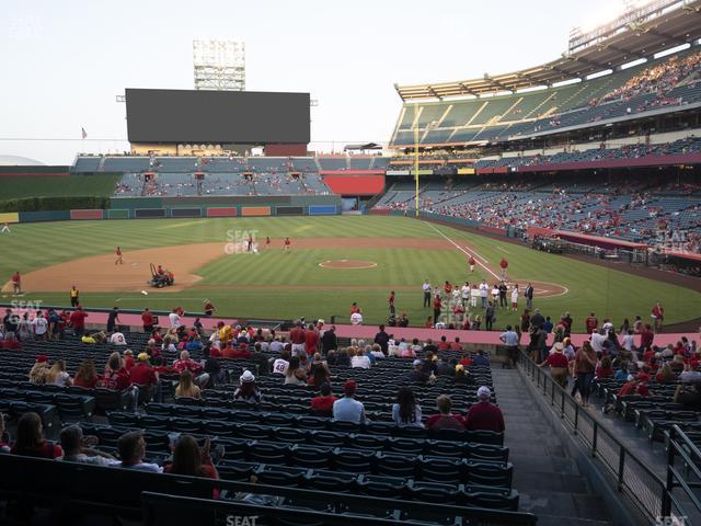 Seating view for Angel Stadium of Anaheim Section 212