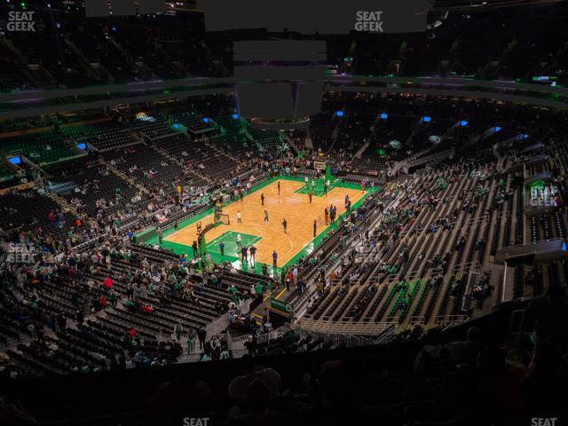 Seating view for TD Garden Section Balcony 321