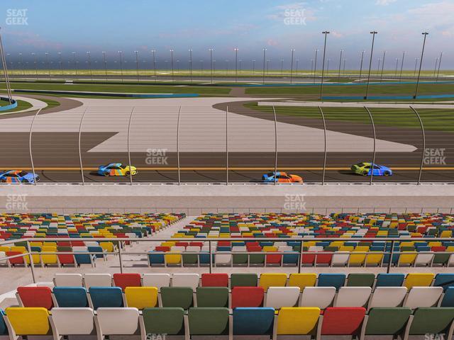 Seating view for Daytona International Speedway Section Back 182