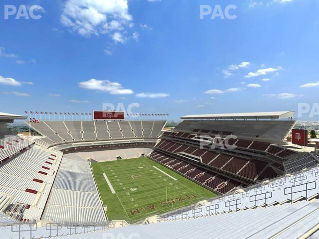 Seating view for Kyle Field Section 419