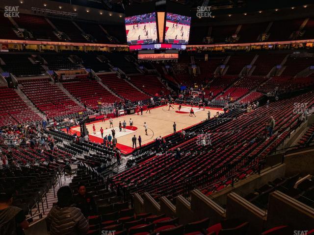 Seating view for Moda Center Section 220