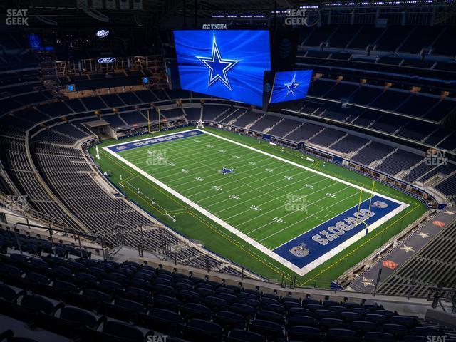 Seating view for AT&T Stadium Section 435