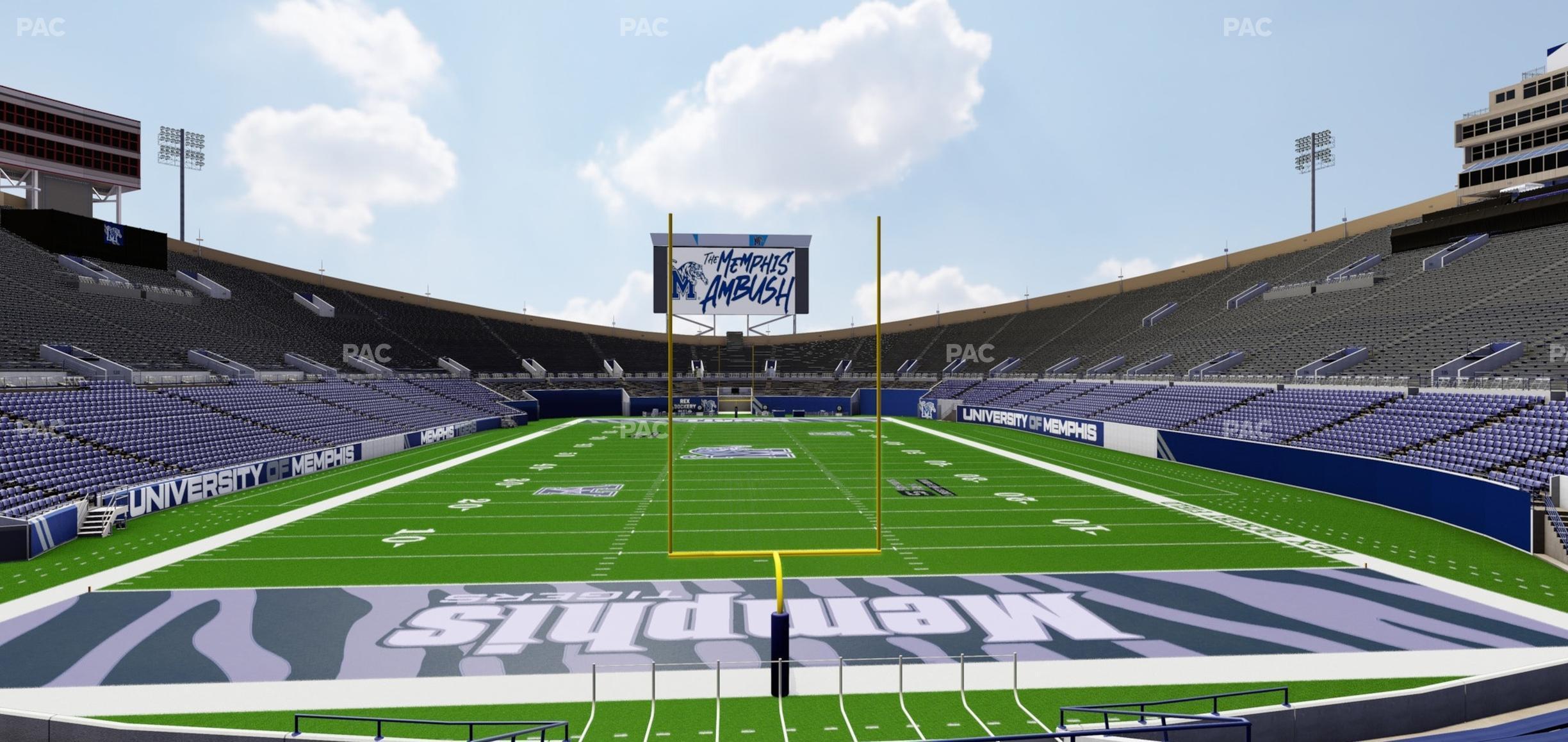 Seating view for Simmons Bank Liberty Stadium Section Box 113