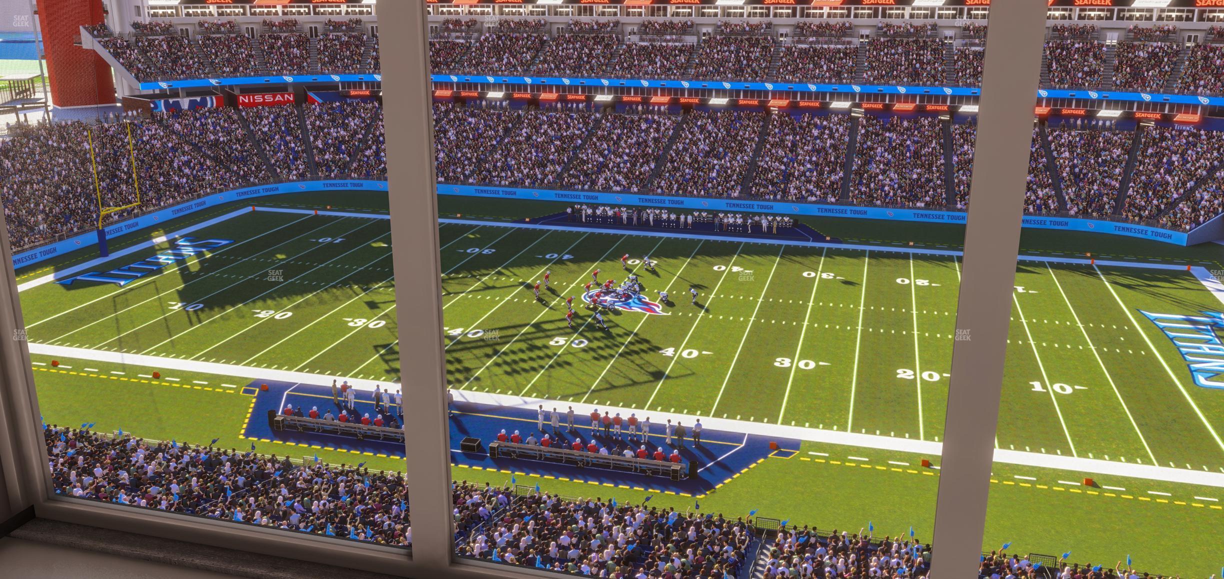 Seating view for Nissan Stadium Section Suite 615 E