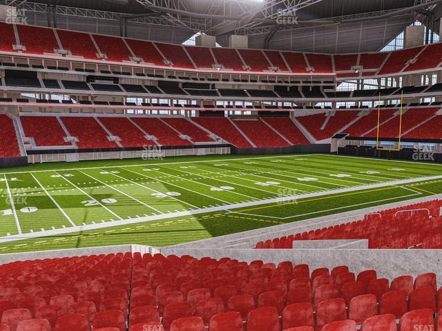 Seating view for Mercedes-Benz Stadium Section 131