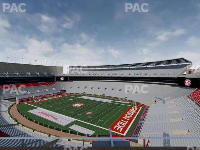 Seating view for Bryant Denny Stadium Section U 3 C