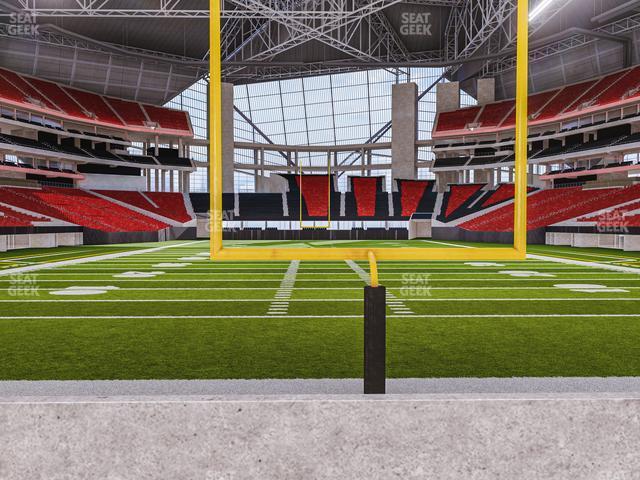 Seating view for Mercedes-Benz Stadium Section West Field Suite 13