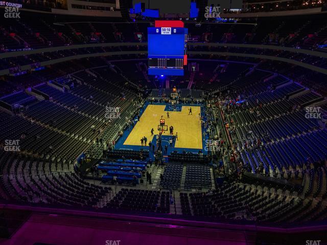 Seating view for Wells Fargo Center Section 219 A