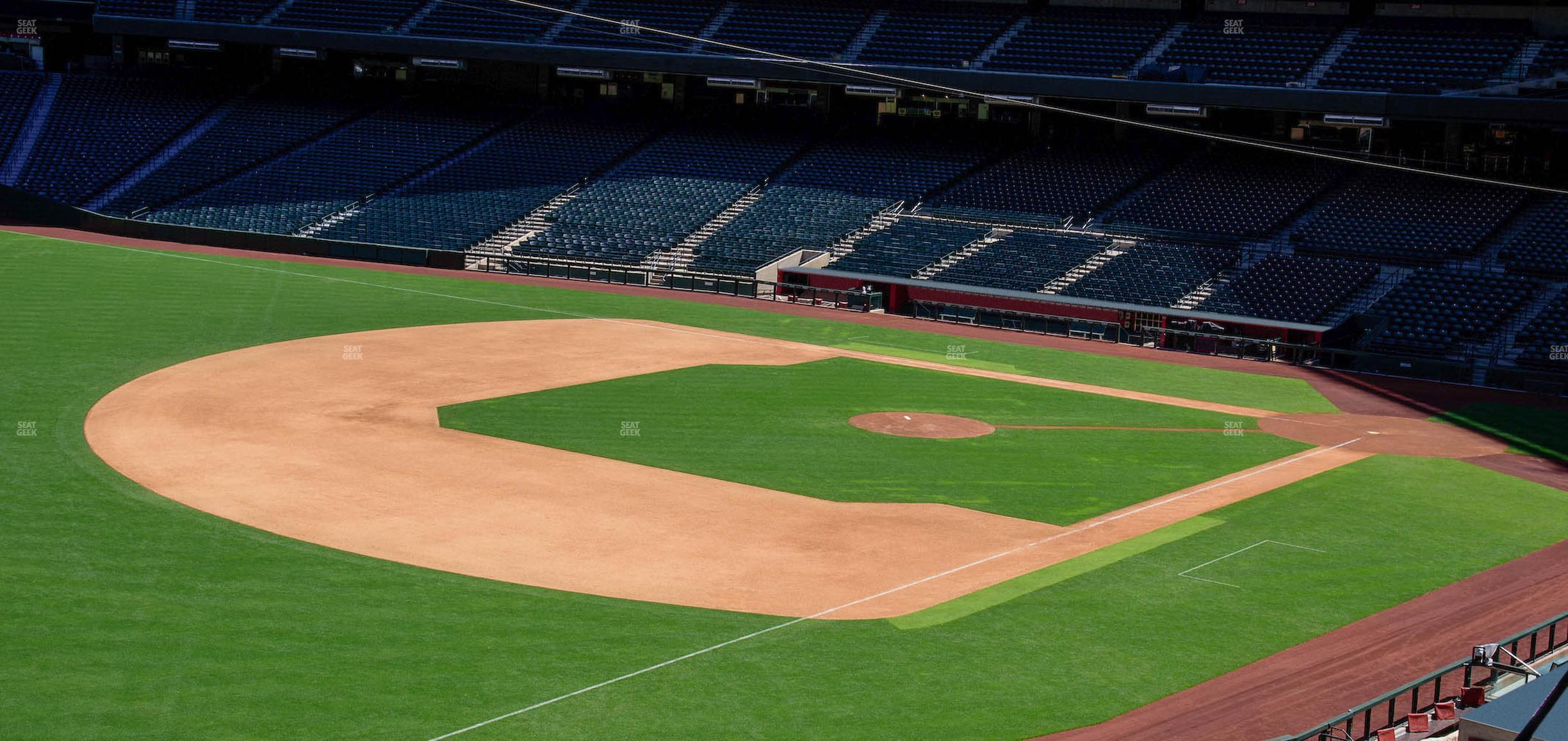 Seating view for Chase Field Section 218