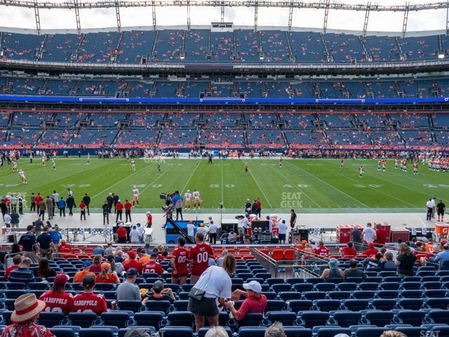 Seating view for Empower Field at Mile High Section 123