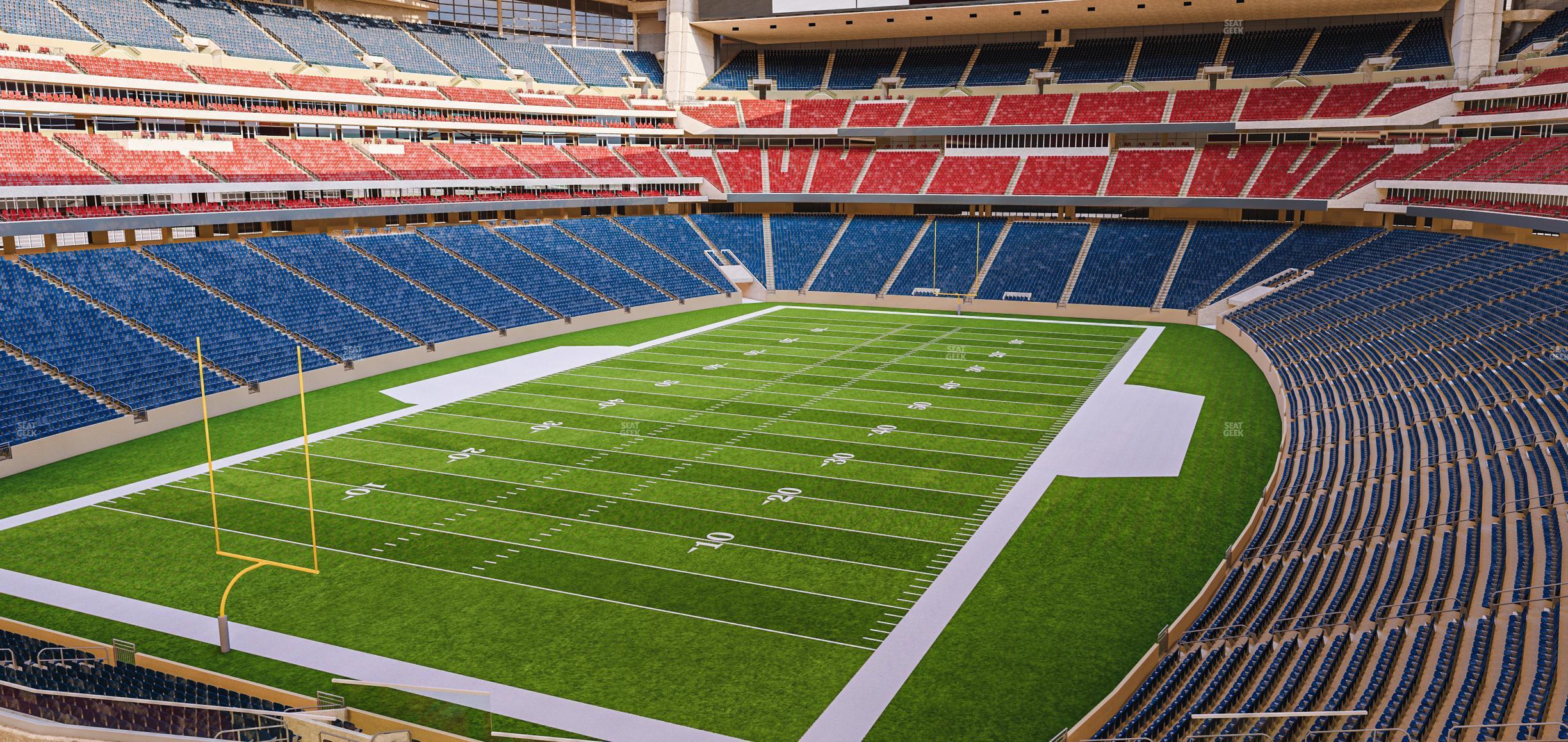 Seating view for NRG Stadium Section Brazos Suite 348