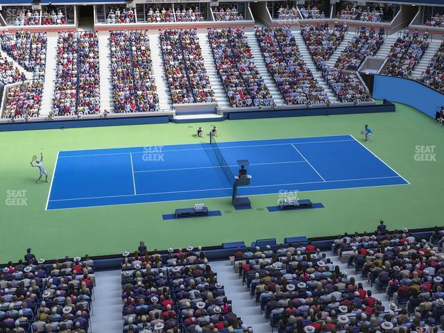 Seating view for Arthur Ashe Stadium Section 127