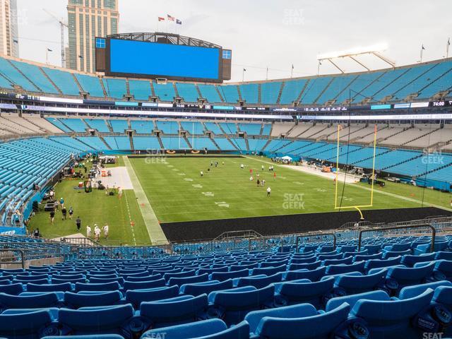 Seating view for Bank of America Stadium Section 204