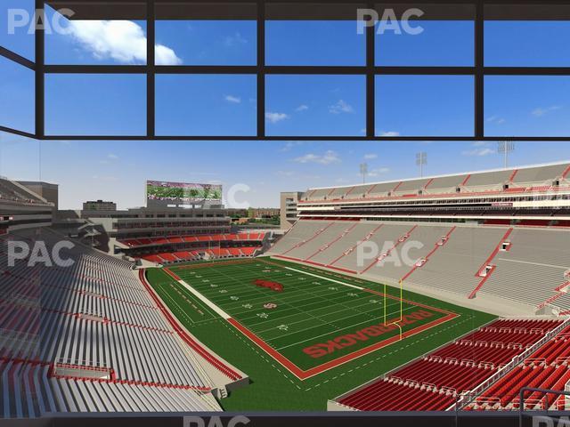 Seating view for Razorback Stadium Section 488