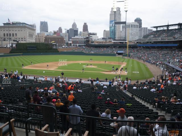 Seating view for Comerica Park Section 131