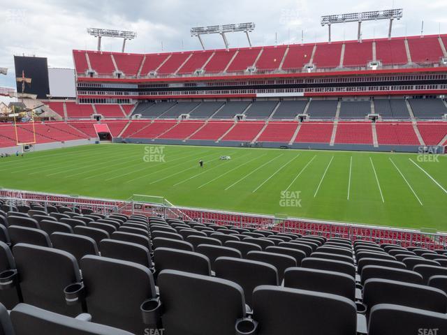 Seating view for Raymond James Stadium Section 213