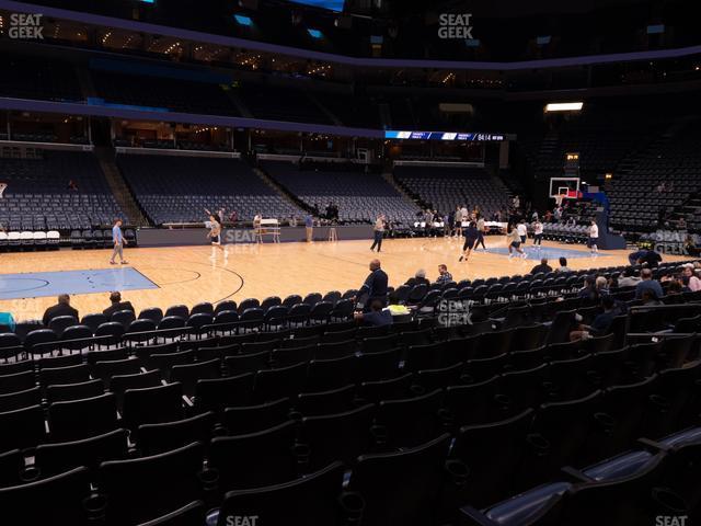 Seating view for FedExForum Section 113