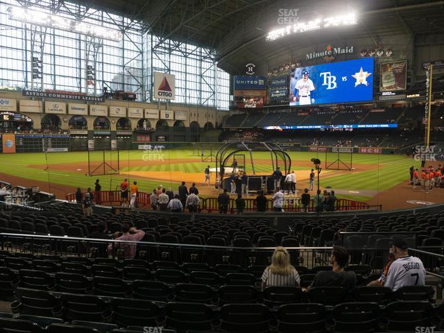 Seating view for Minute Maid Park Section 118