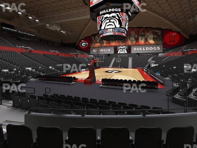 Seating view for Stegeman Coliseum Section L