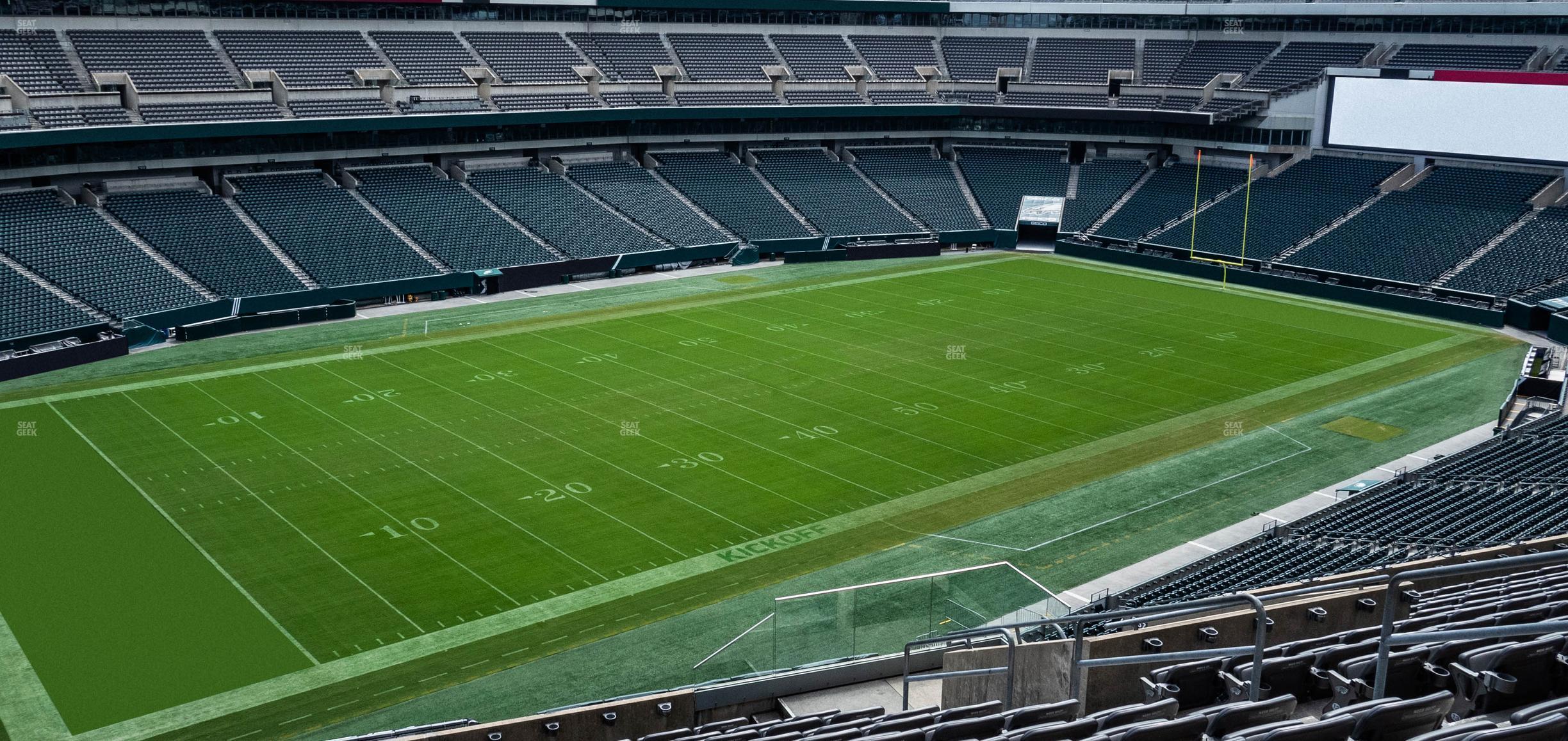 Seating view for Lincoln Financial Field Section C 36