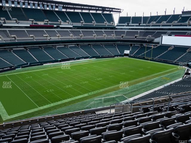 Seating view for Lincoln Financial Field Section C 36