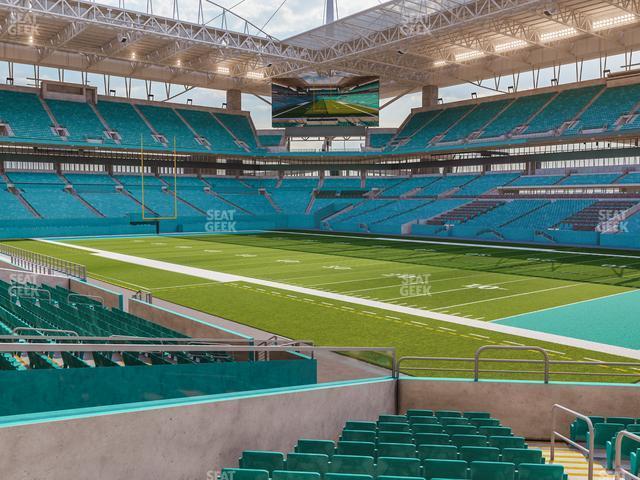 Seating view for Hard Rock Stadium Section 111