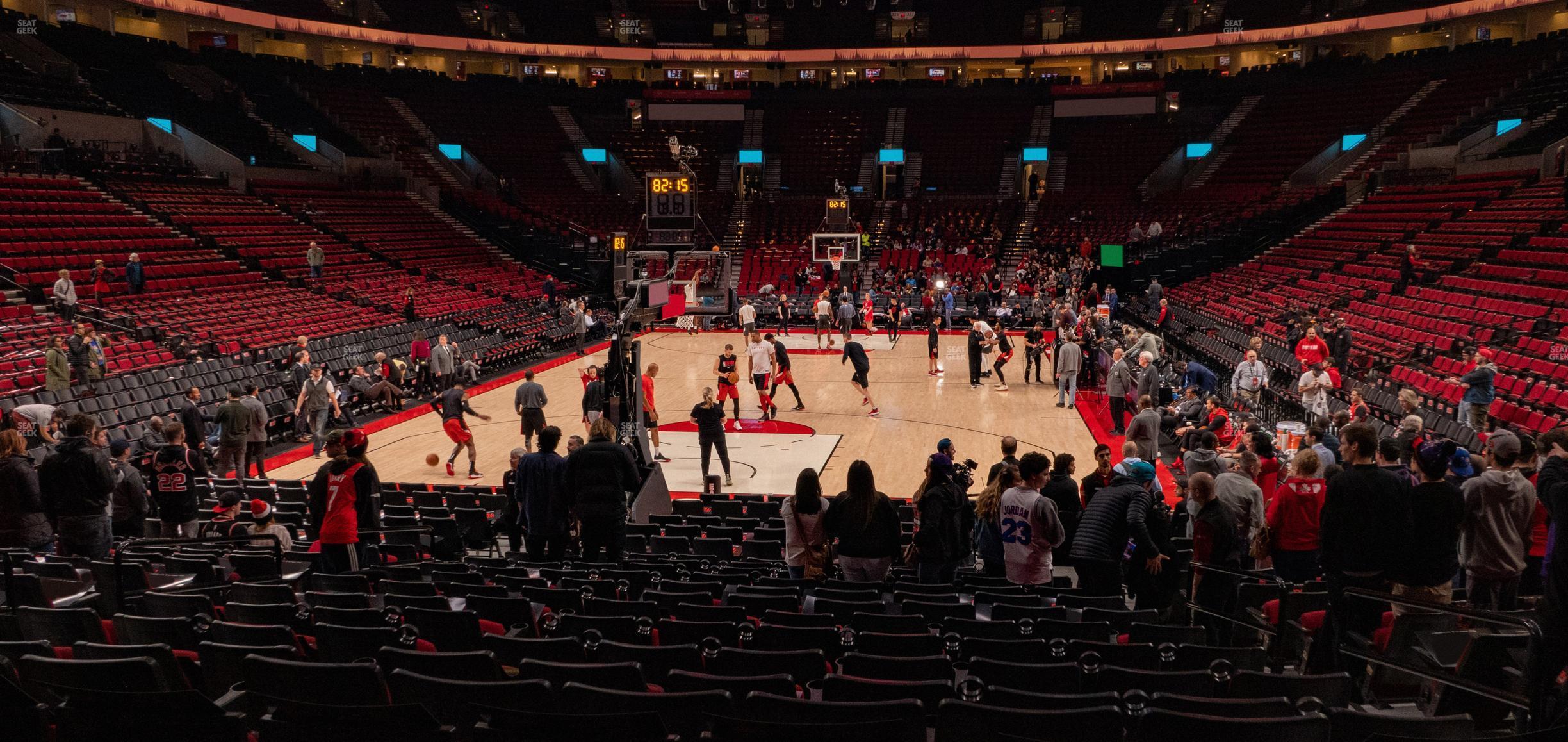 Seating view for Moda Center Section 106