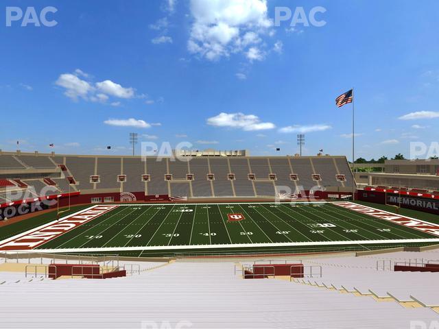 Seating view for Memorial Stadium - Indiana Section 7