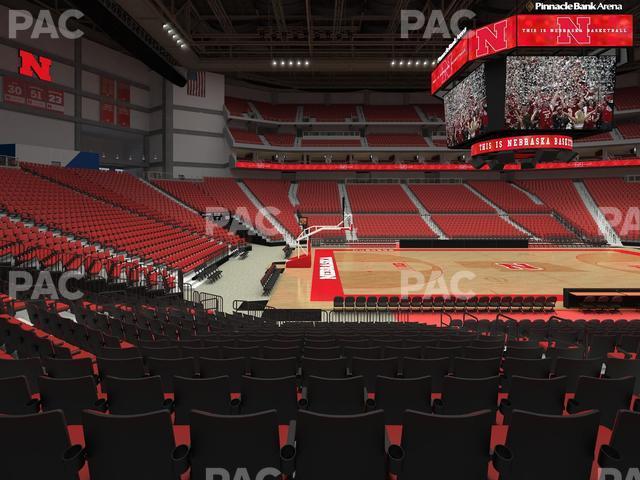 Seating view for Pinnacle Bank Arena Section 119