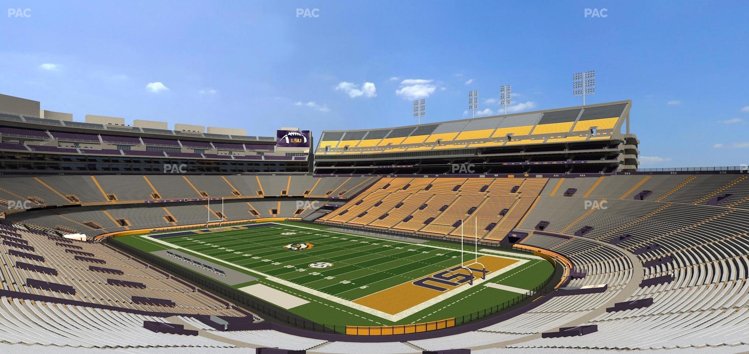 Seating view for Tiger Stadium Section 240