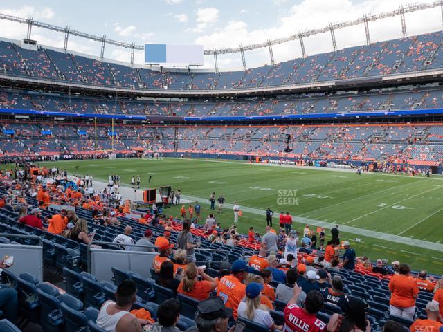 Seating view for Empower Field at Mile High Section 101