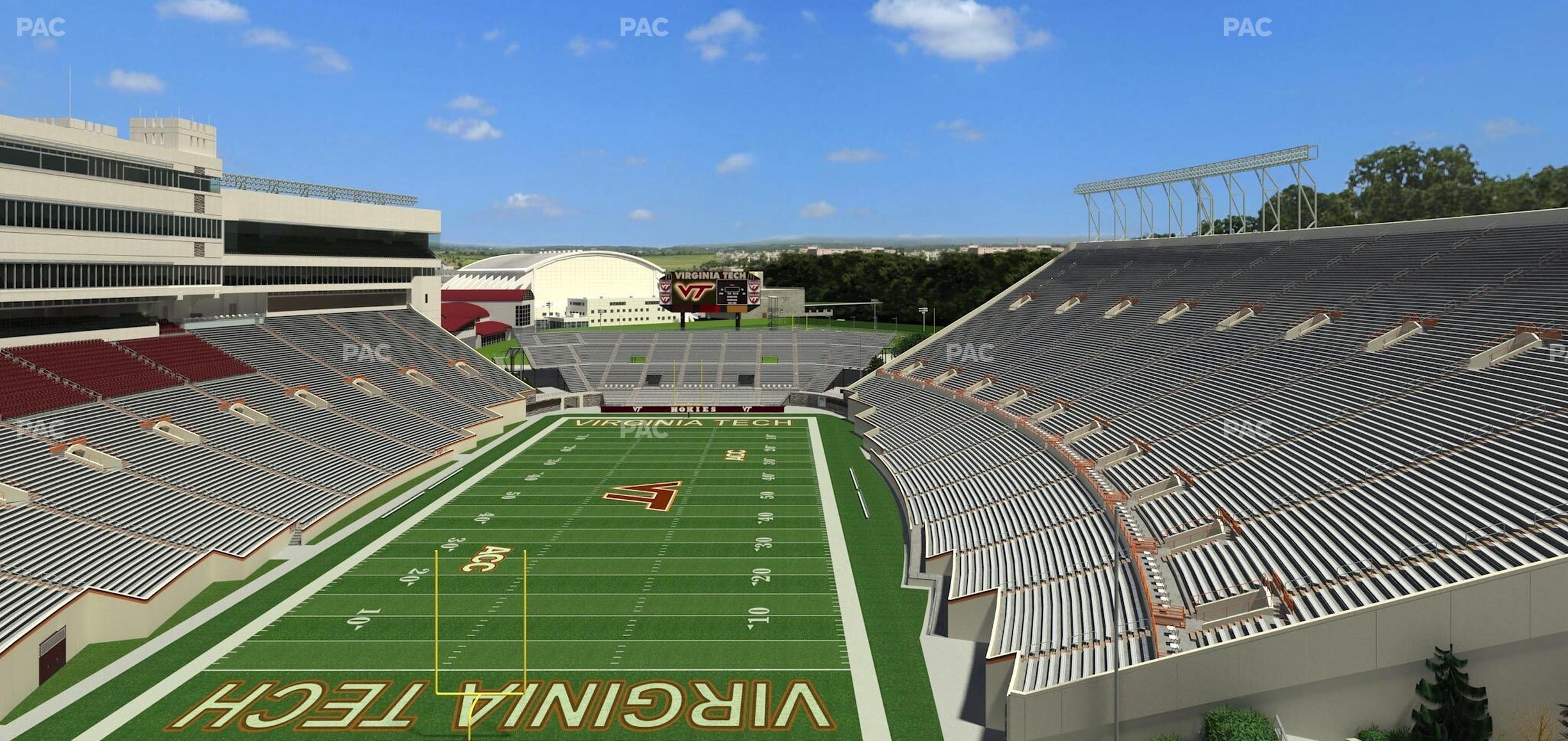 Seating view for Lane Stadium Section 504