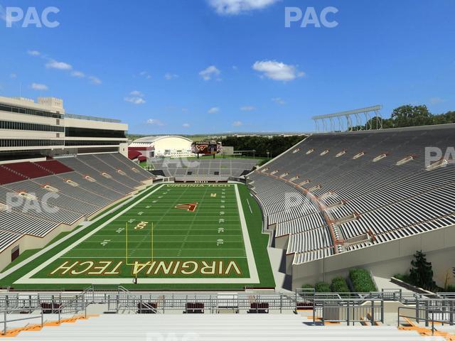 Seating view for Lane Stadium Section 504