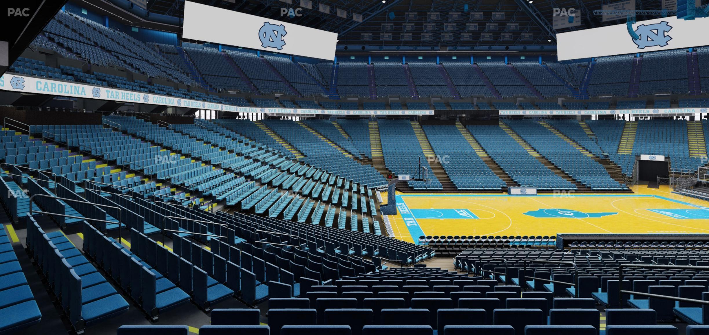 Seating view for Dean Smith Center Section 106