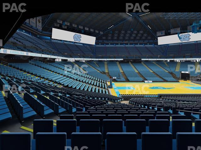 Seating view for Dean Smith Center Section 106