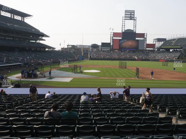 Seating view for Coors Field Section 124