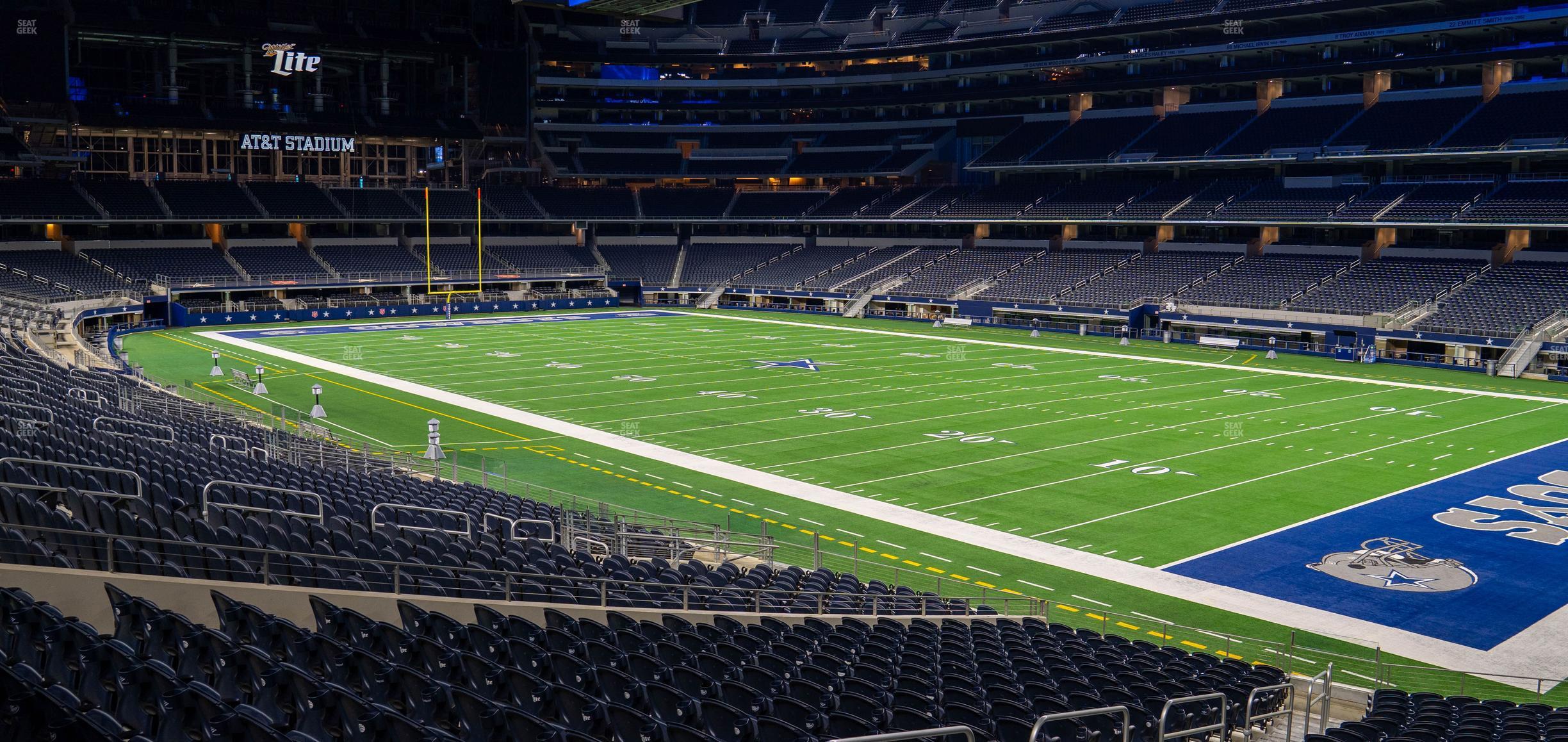 Seating view for AT&T Stadium Section Hall Of Fame Suite 227