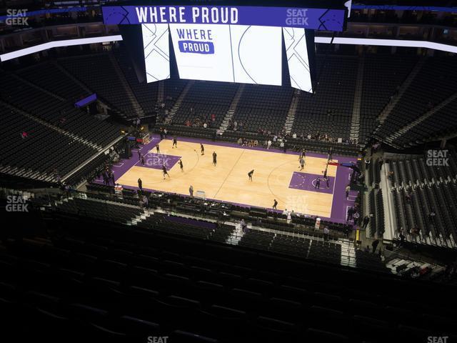 Seating view for Golden 1 Center Section 204