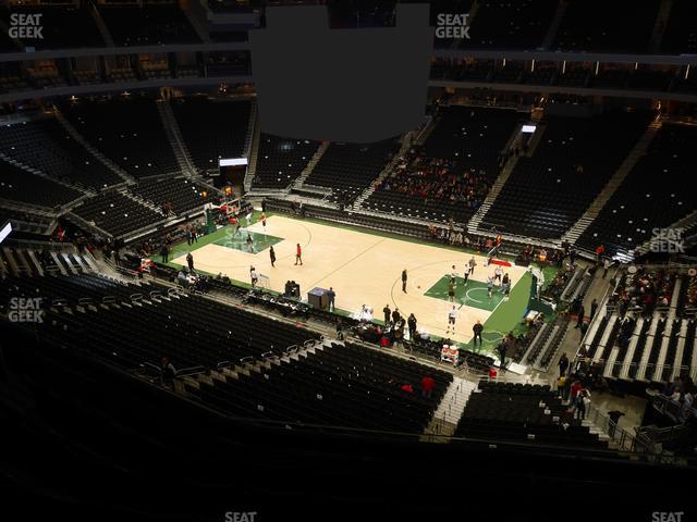 Seating view for Fiserv Forum Section 220